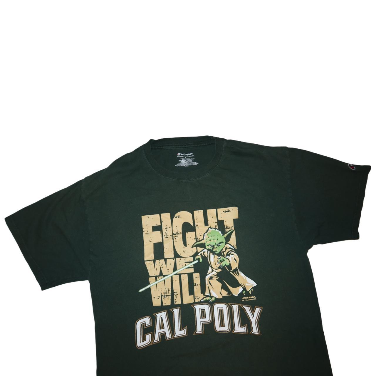 Cal Poly Pomona ‘Fight We Will’ Yoda T-Shirt Unisex- Large