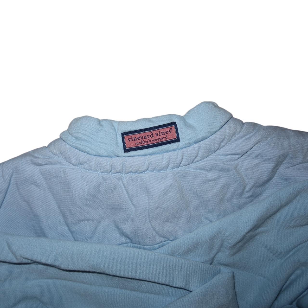 Vineyard Vines Shep Shirt 1/4 Zip Pullover Sweater USA Flag Men’s -Small