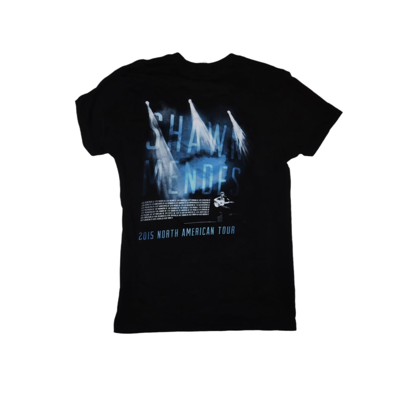 Shawn Mendes 2015 North American Tour Graphic T-Shirt Women’s -Small