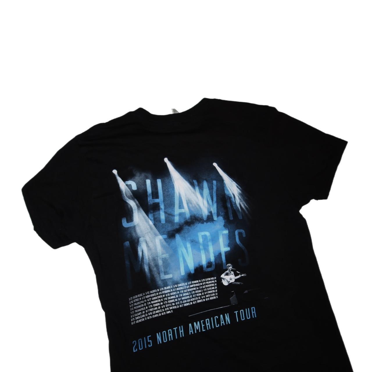 Shawn Mendes 2015 North American Tour Graphic T-Shirt Women’s -Small
