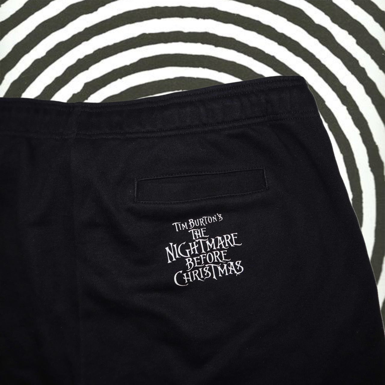 Disney Parks Jack Skellington Jogger Black Sweatpants -Large