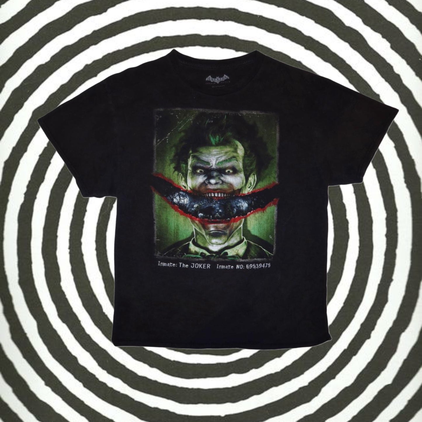 Batman Arkham Asylum Joker/ Inmate: The Joker T-Shirt -XL