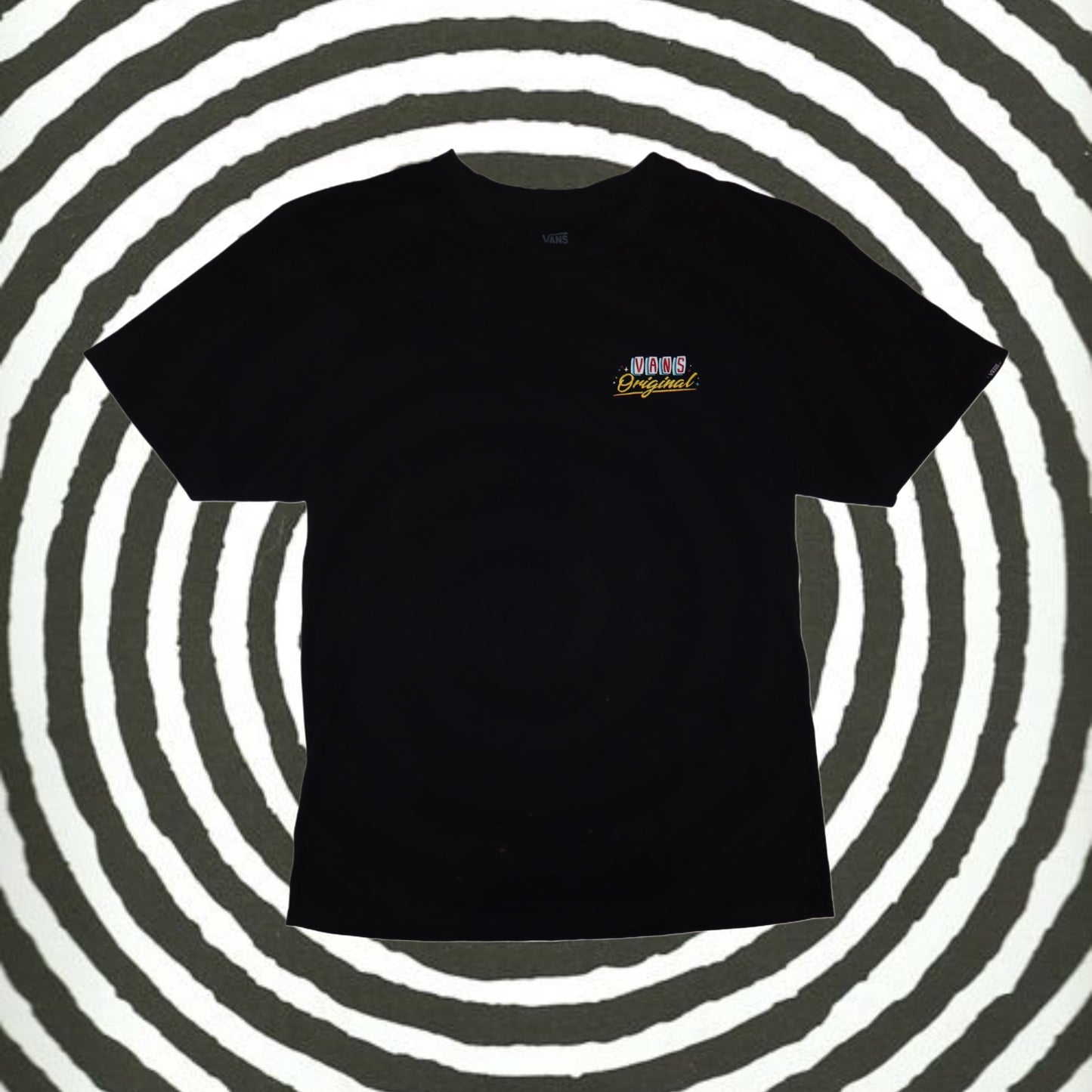 Vans Original Lucky Spare Black T-Shirt Men’s -Large