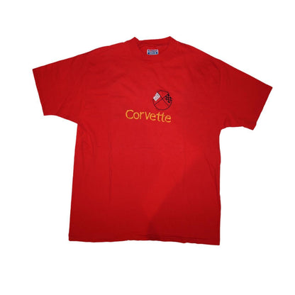 Vintage Corvette Cross Flags T-Shirt Men’s -XL