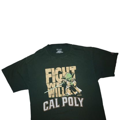 Cal Poly Pomona ‘Fight We Will’ Yoda T-Shirt Unisex- Large