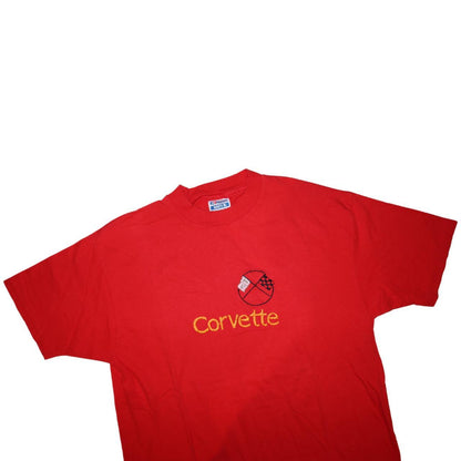 Vintage Corvette Cross Flags T-Shirt Men’s -XL