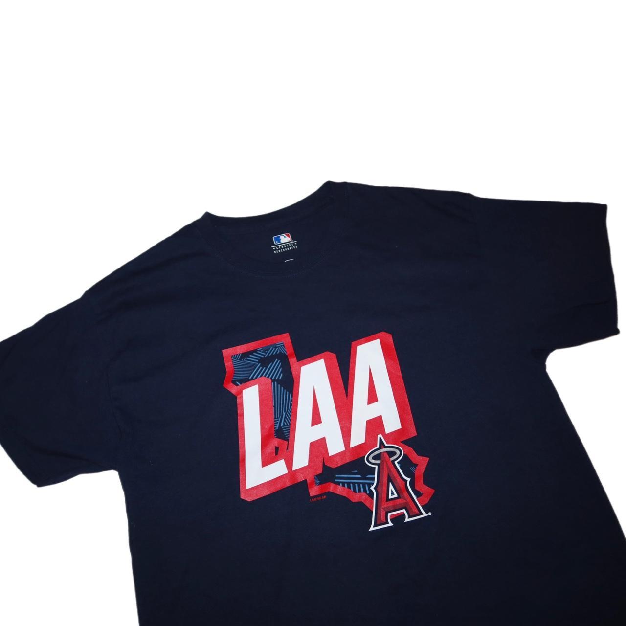 Los Angeles Anaheim Angels MLB Throwback Game Day Shirt Men’s -Large