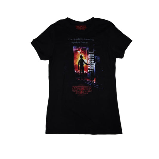 HOT TOPIC Stranger Things Black Graphic (w Tags) T-Shirt Women’s -Small