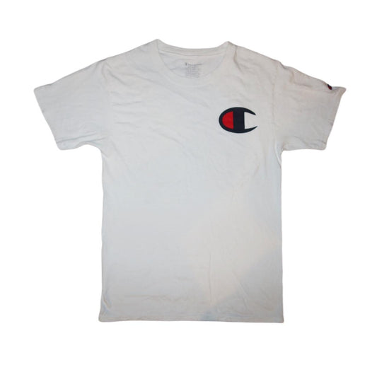 Champion Authentic Logo White T-Shirt -Small