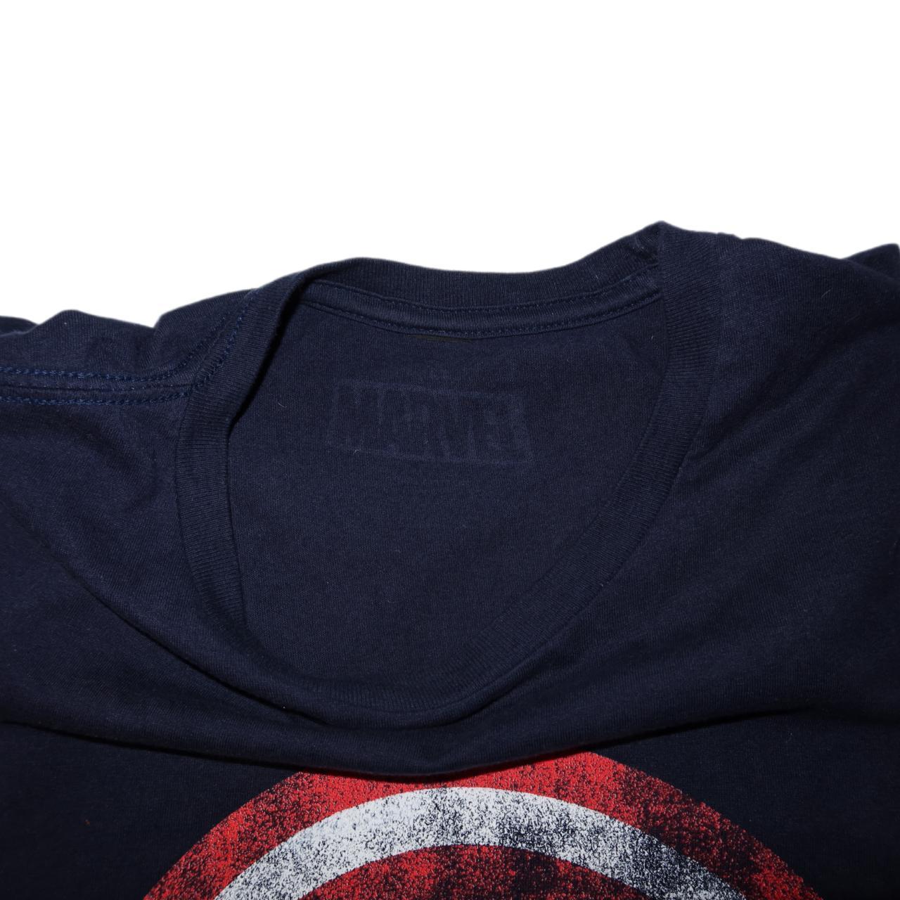 Captain America Marvel Logo Shield T-Shirt Men’s -XL