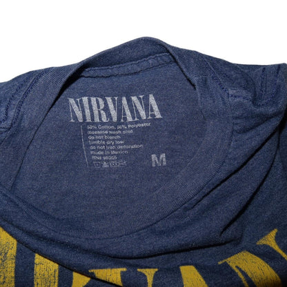 2019 Nirvana Smiley Face Logo Graphic T-Shirt Men’s -Medium