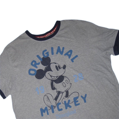 Disneyland Original Mickey Mouse 1928 Grey T-Shirt Men's -Large