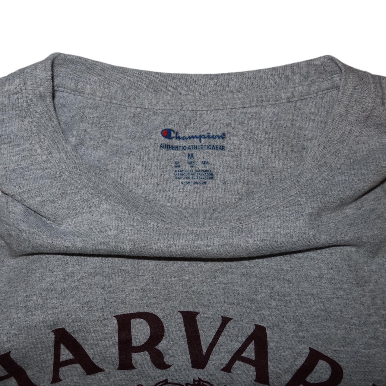 Harvard University Grey Champion T-Shirt Men's -Medium