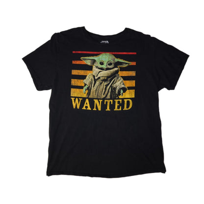 Baby Yoda (Wanted) Mandalorian Disney Star Wars T-Shirt Men’s -XL