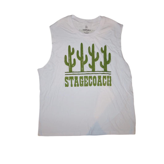 STAGECOACH Graphic White Tank Men’s -XXL